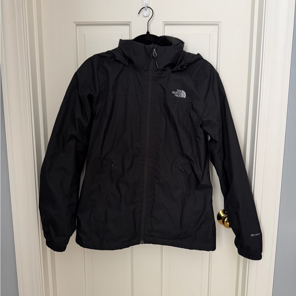 The North Face Black hooded jacket